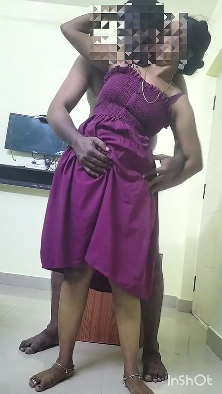 Tamil Husband and Wife Standing Romance Fuck with Fingering