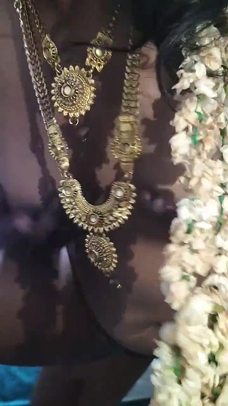 Tamil Wife Strong Doggy with Jewel and Flower