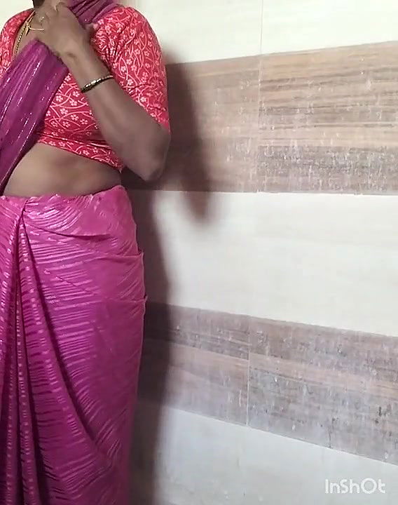 Tamil Woman in Bathroom