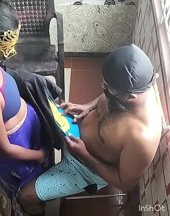 Young Girl and Oldman Sitting