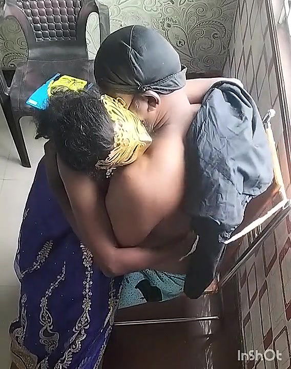 Young Girl and Oldman Sitting