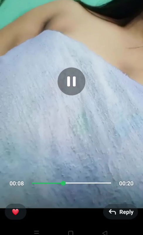 Horny GF Pressing Her Bigboobs