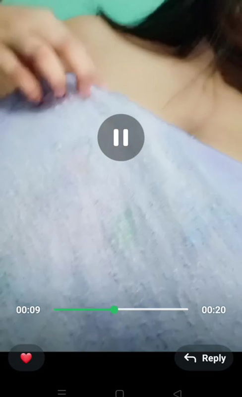 Horny GF Pressing Her Bigboobs