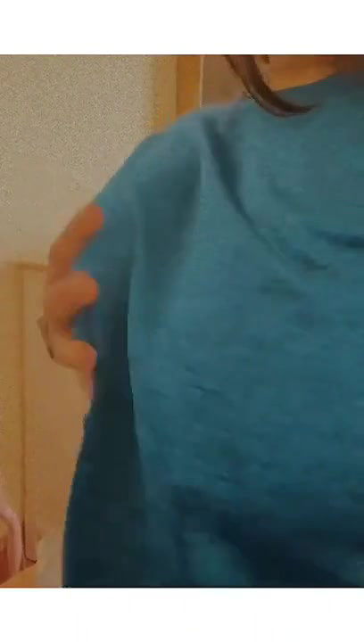 cute girlfriend showing boobs to boyfriend