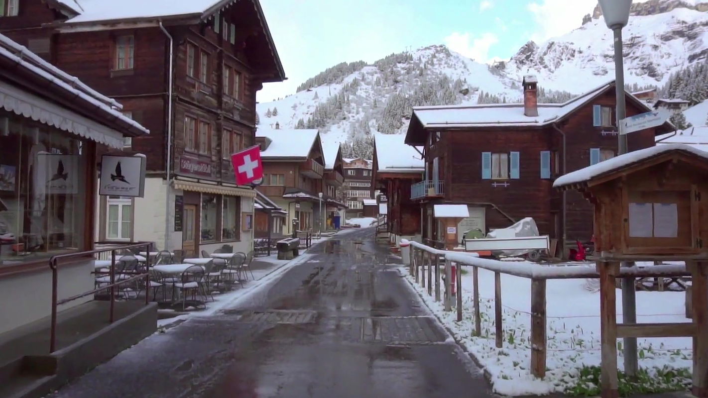 Cheating Wife with Big Tits Sucking Cock and Getting Impregnation Creampie From Stranger on Her Honeymoon in Switzerland