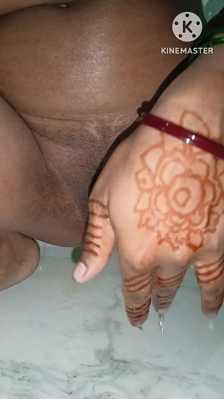 Manisha palcowania w łazience