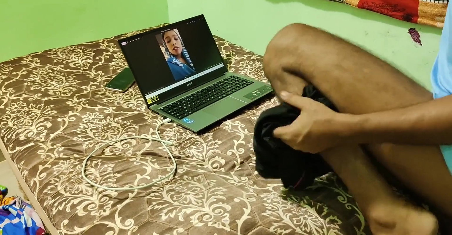 indian desi porn star sanjana calling her boyfriend to fucked with huge cock when she is alone in home