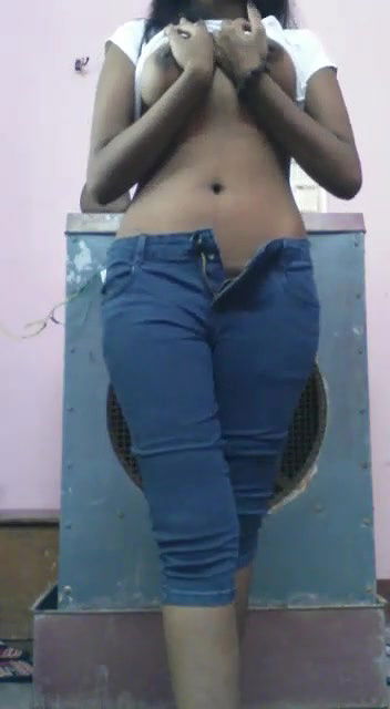 Desi maal striping and showing hairy pussy