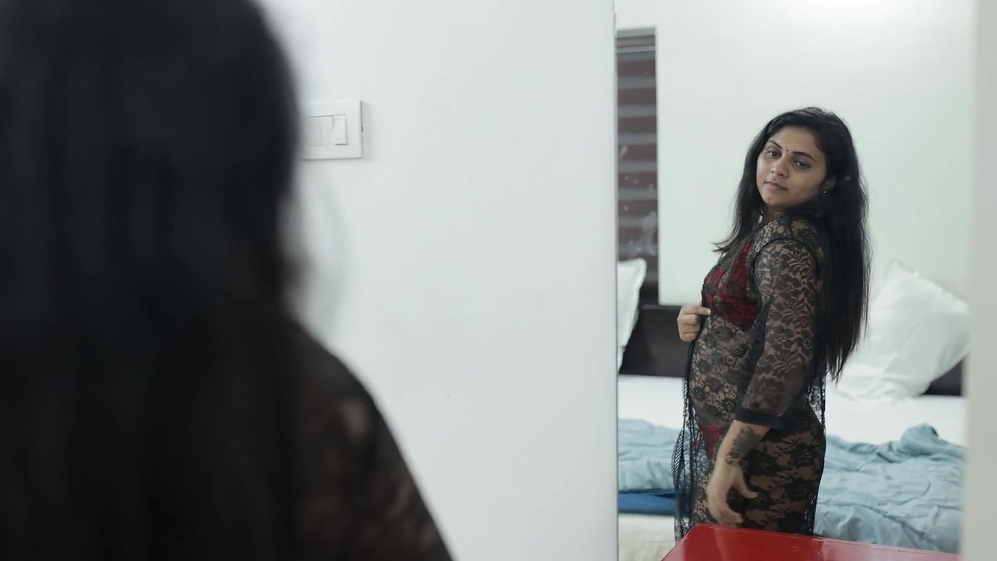 Vaishnavy hot sexy black net and red bikkini sex with Sharun Raj, Mallu couple hot sex in bikkini, Mallu couple ass lick in net