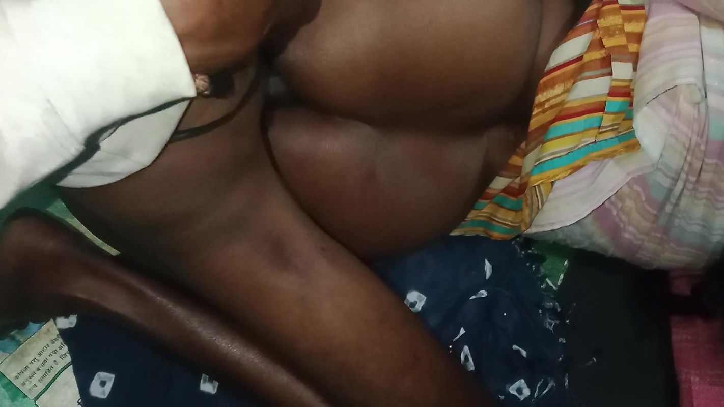 Brinjal in front, cock in back, fucking together with fat girl