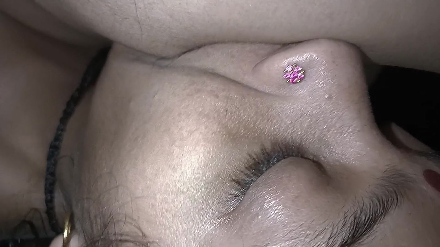 My horny wife Shalini seduced and riding dick in her periods in night time