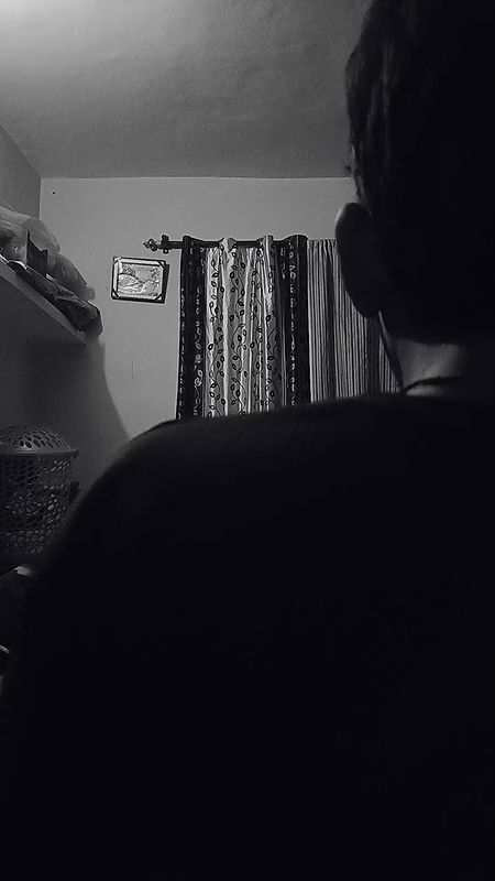 Real sex in night with lover in flashlight