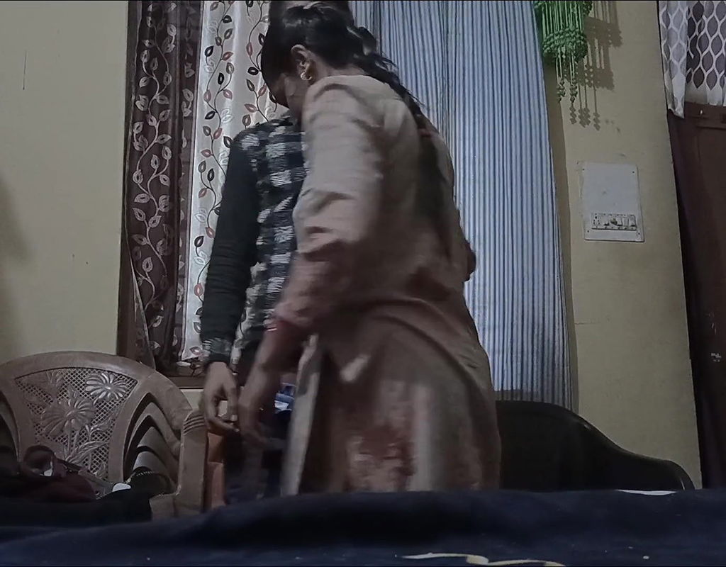 Shalini my wife fucked after came from outside and yesterday I fucked my saali too in same room