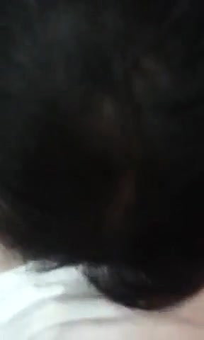 Sexy wife gives nice blowjob
