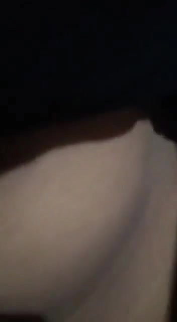 Horny girl pressing boobs hard