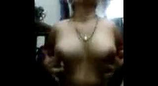 Mangala Bhabhi Boobs Shake & Kiss