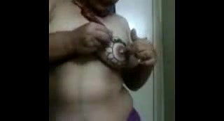 Mangala Bhabhi Mehendi on Boobs