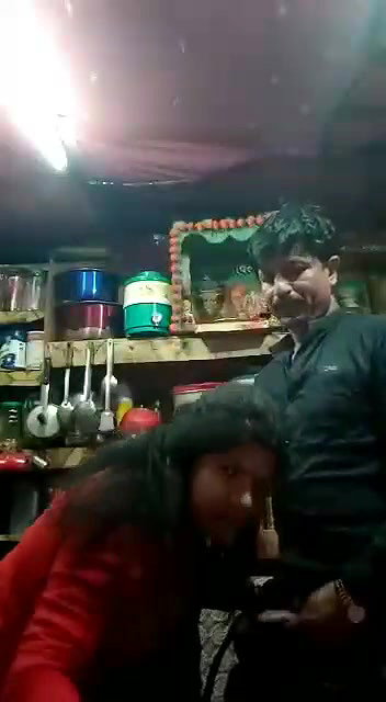 Mature cpl having in shop