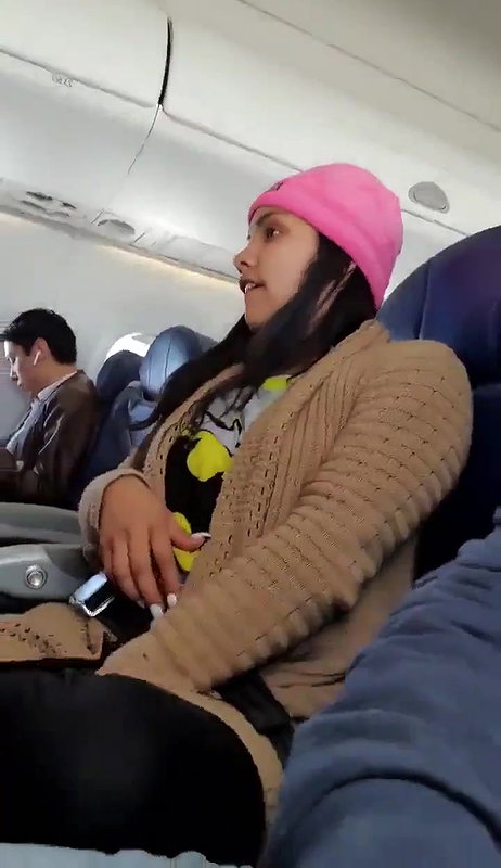 Woow Desi  Daring Girl in Flight