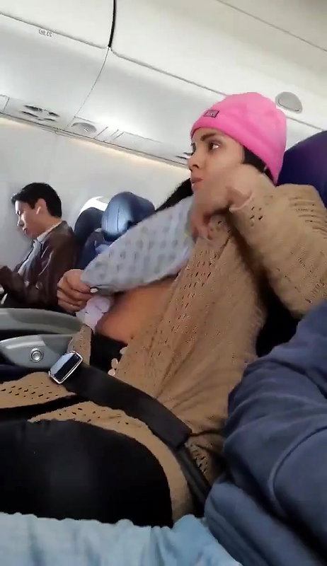 Woow Desi  Daring Girl in Flight