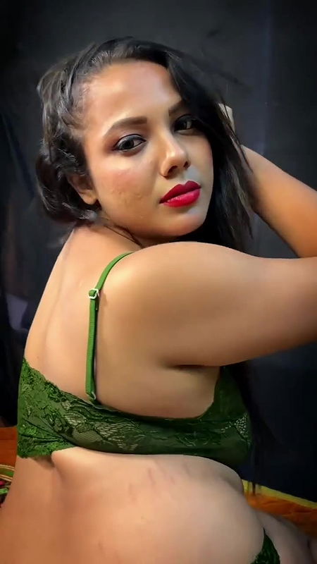 Cute Bong Model Brishti Big Ass Tease in Panties