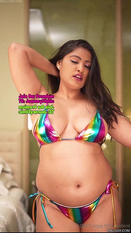 Anjali Gaud multi Colour Bikini Strip
