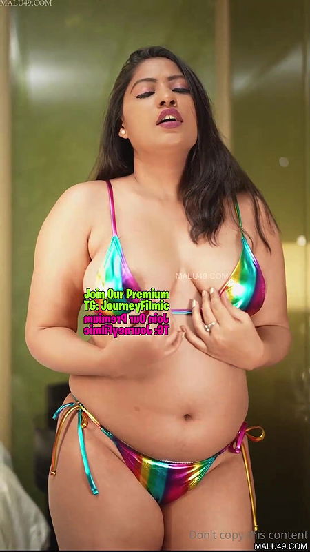 Anjali Gaud multi Colour Bikini Strip