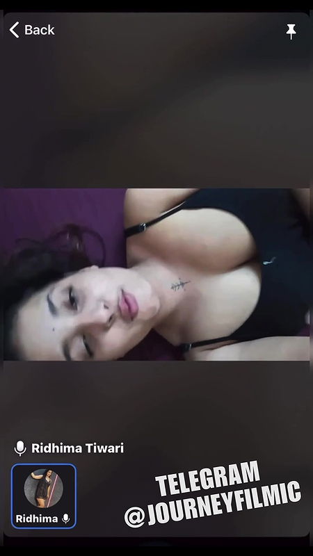 Natasha Rajeshwari aka Riddhima Tiwari Boobs Show on Live App
