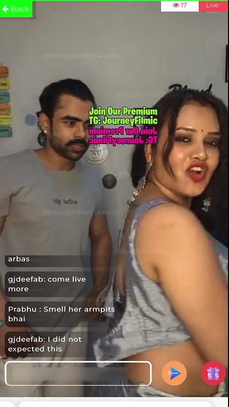Priya Gamre Dirty Couple Live Booked