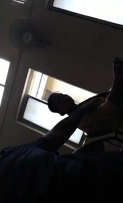 Pressing auntees boobs in waitin roo00m