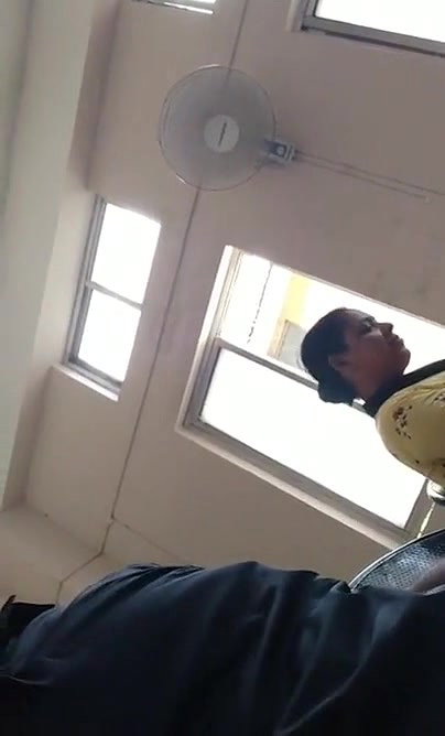 Pressing auntees boobs in waitin roo00m
