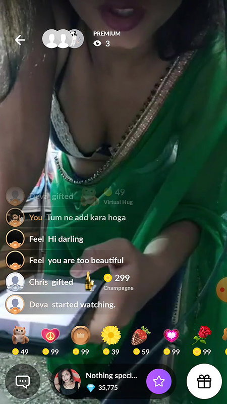 Hot boobs tango star