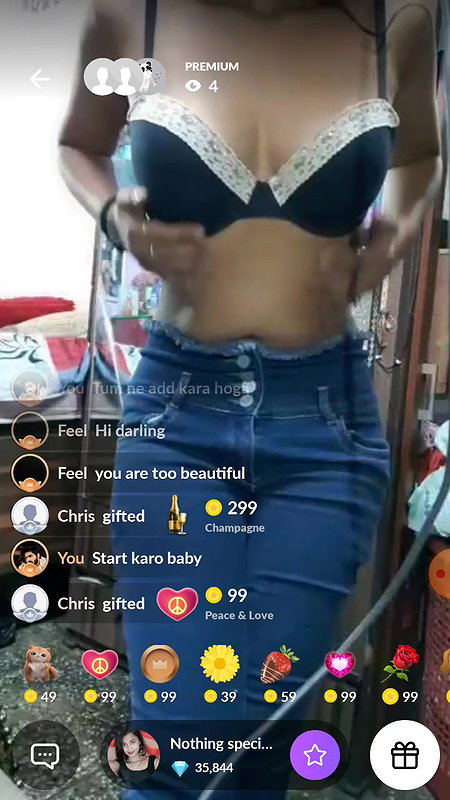 Hot boobs tango star