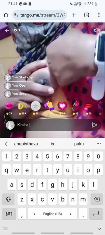 Desi sexy bhabi open her sare and show boobs STRIPCHAT