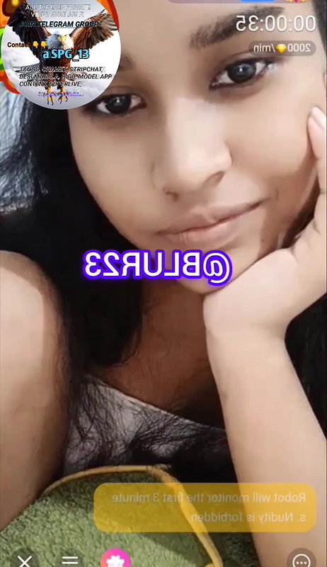 Cute girl random chamet video -7