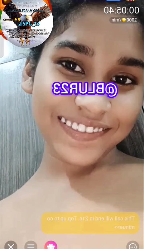 Cute girl random chamet video -7