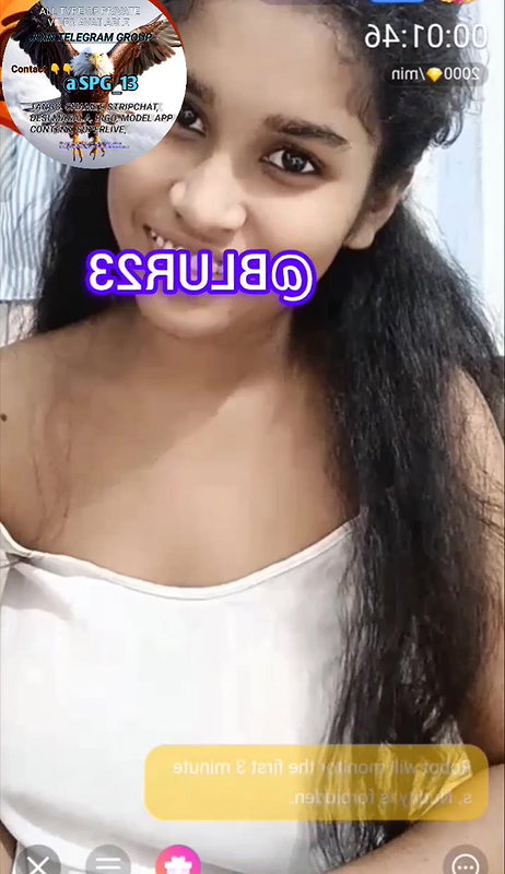 Cute girl random chamet video -7