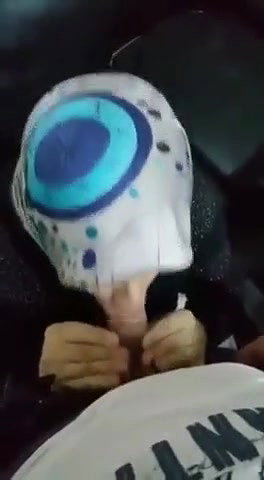 Secratary Hijabi Beauty Blowjob to Boss before leaving Office