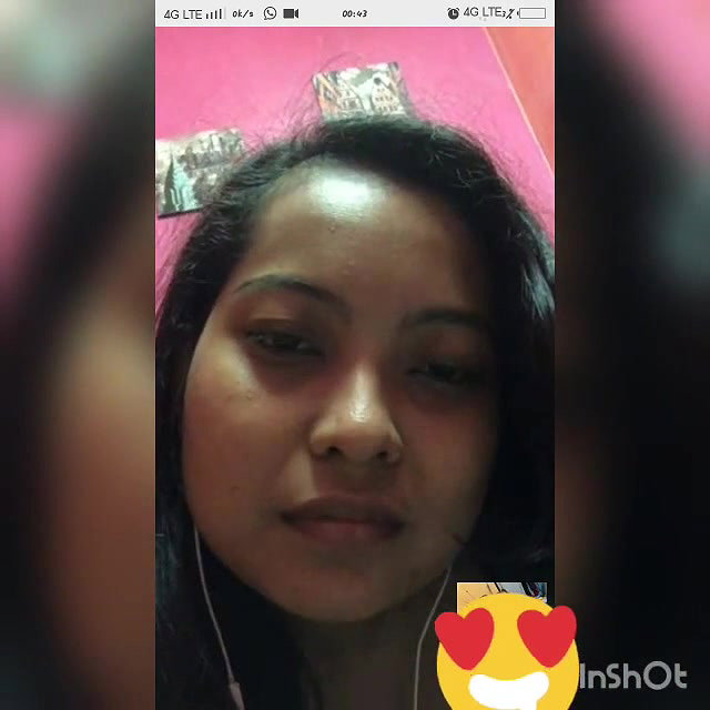 Cute girl showing