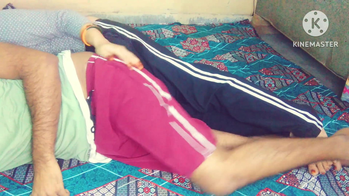 desi stepsis took her stepbro room for a night where he want to sleep with hot teen stepsister in Hindi