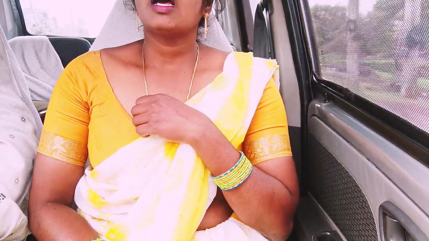 Indian sex in the car. The maid tries to move with the owner of the house. Telugu Dirty conversations.