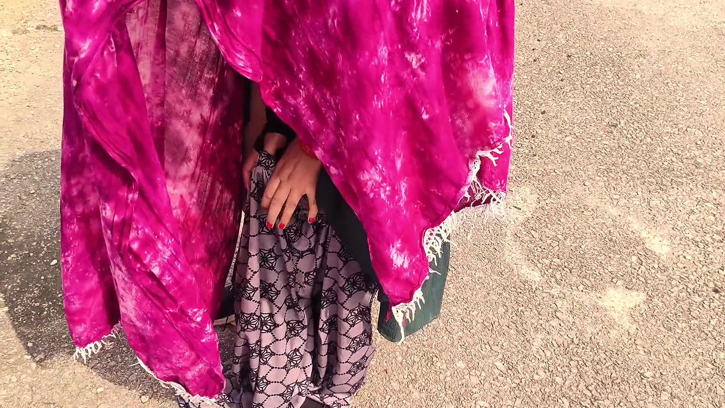 Village Indian aunty Fucked Outdoor by his stepson Hardcore Desi Hindi sex video