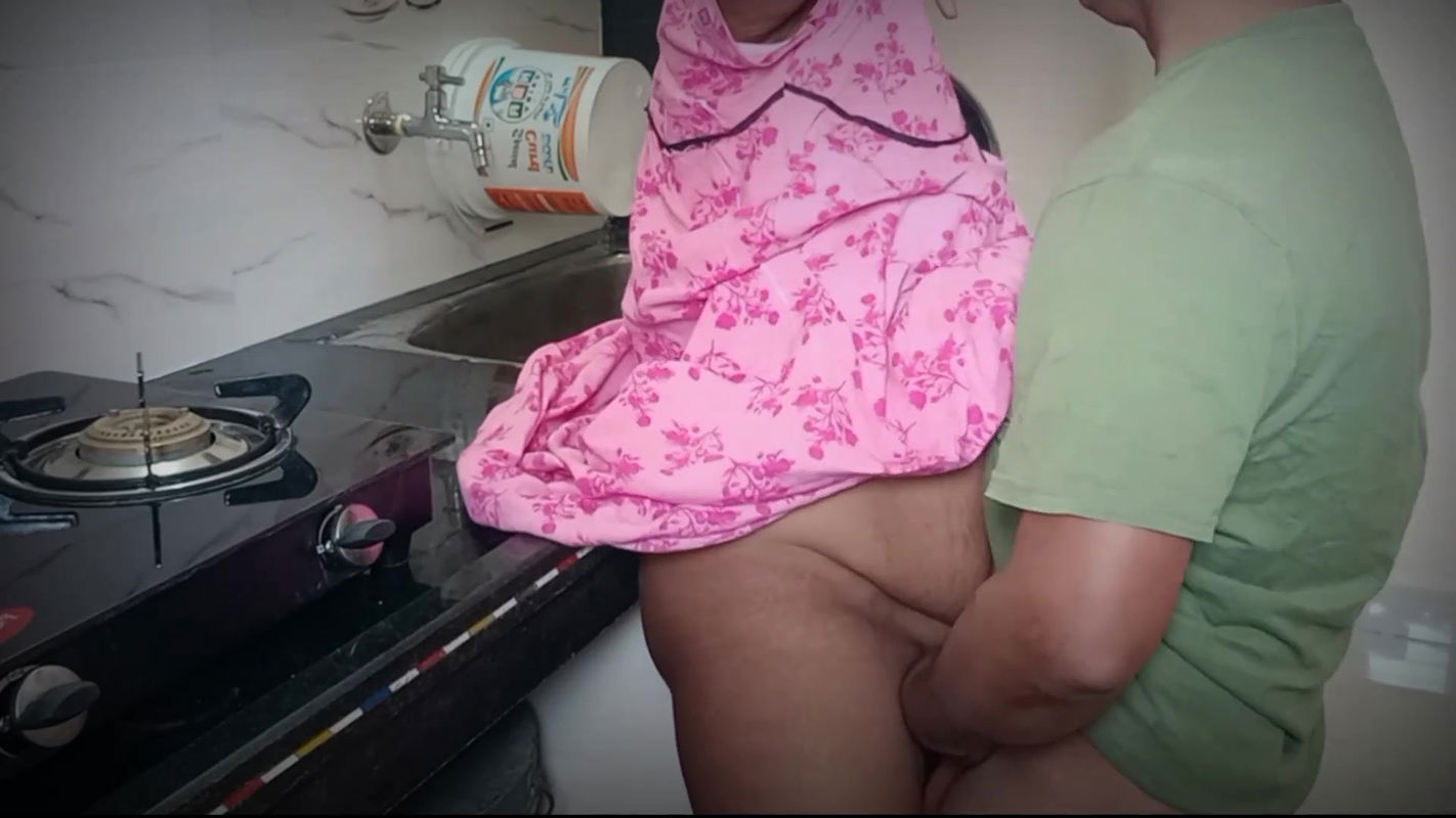 Indian wife and husband fight for fucking in kitchen hard core doggy style anal fuck pussy fucked strong dick telugu fuckers