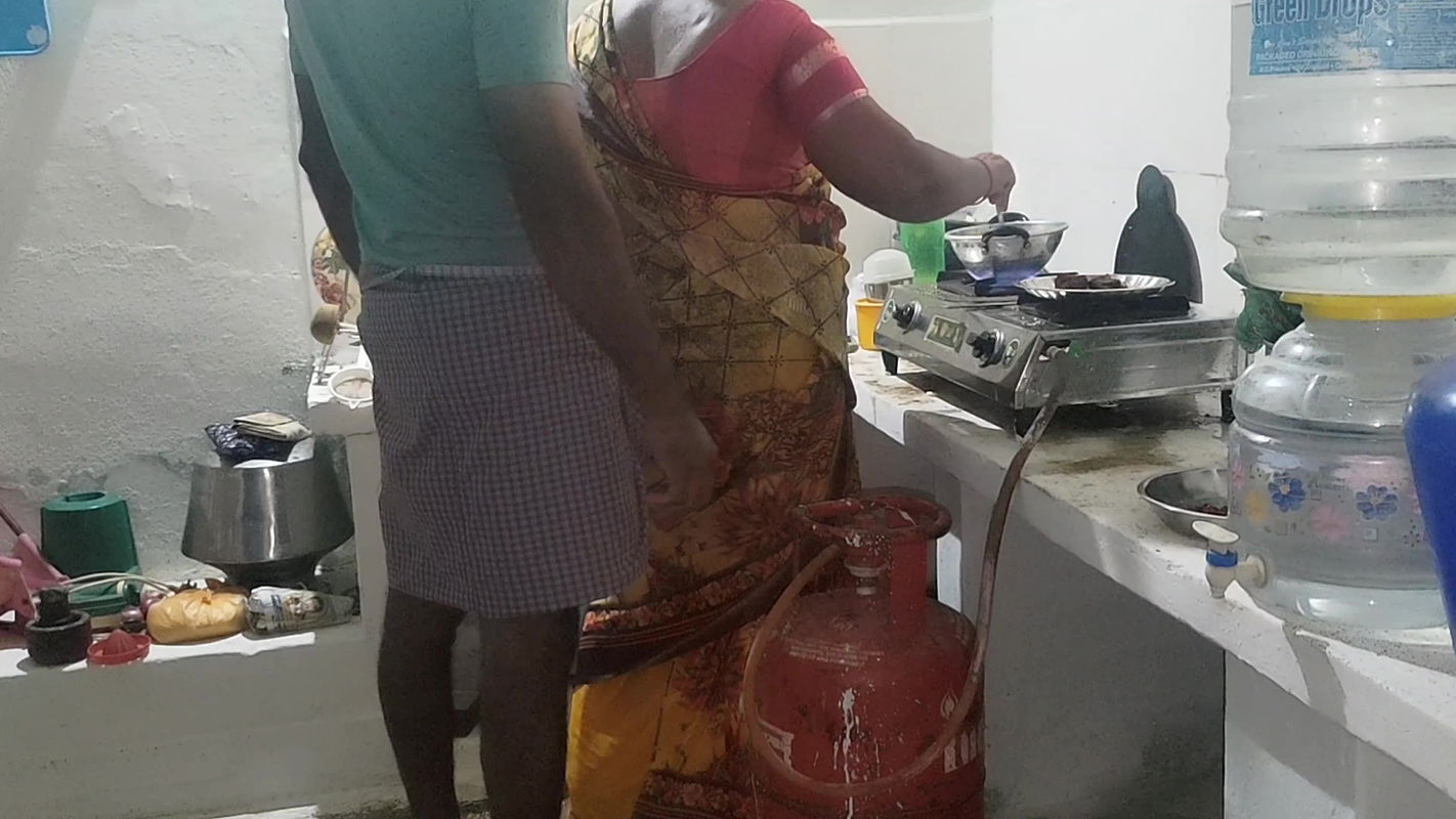 I had sex with mother-in-law while she was cooking in the kitchen