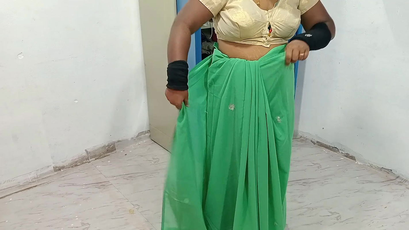 He bothers Siddhi who is going to work and does not allow her to leave and makes her cum on Chubby’s breast