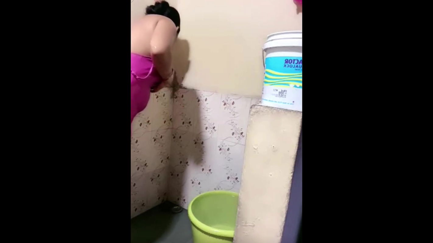 Desi Village Beautyful Girl Bathing Boobs Showing Puffy Nipples For Stepbrother