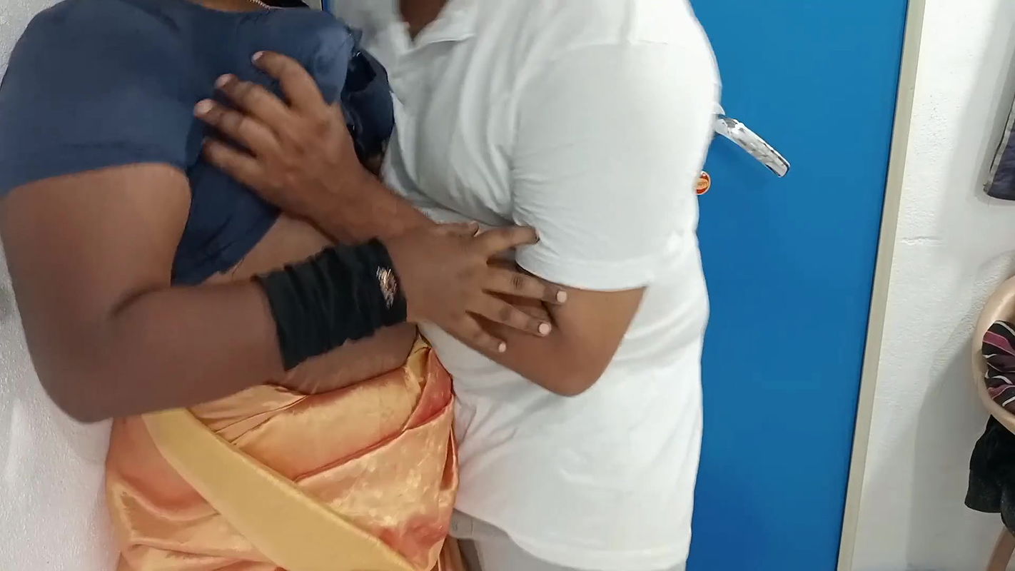 Chithi dress change in front of her step son he took advantage of quick fucking and cock sucking