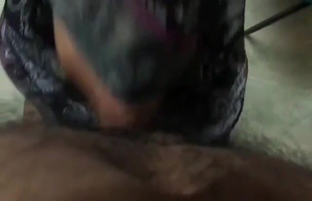 bhabhi face covered giving blowjob