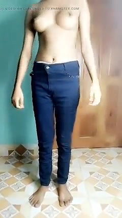 Bangladeshi Hot sexy slim girl stiping for you