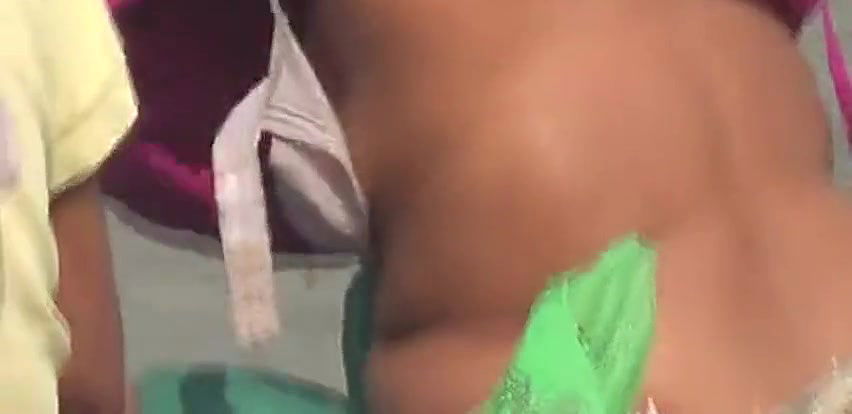 bhabhi taking bath in river